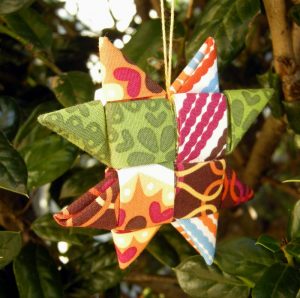 Easy Origami Christmas Ornaments Instructions Fabric Star Ornament Tutorial Betz White
