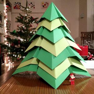Easy Origami Christmas Ornaments Instructions Giant Origami Christmas Tree