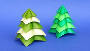Easy Origami Christmas Ornaments Instructions Quick And Easy Origami Christmas Tree Diy Tutorial
