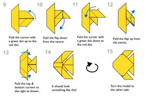 Easy Origami Diagrams Step Step Instructions For Making An Origami Fish