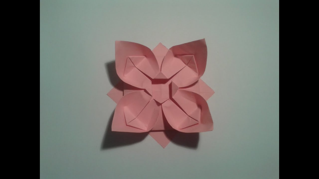 Easy Origami Flower How To Make An Easy Origami Flower