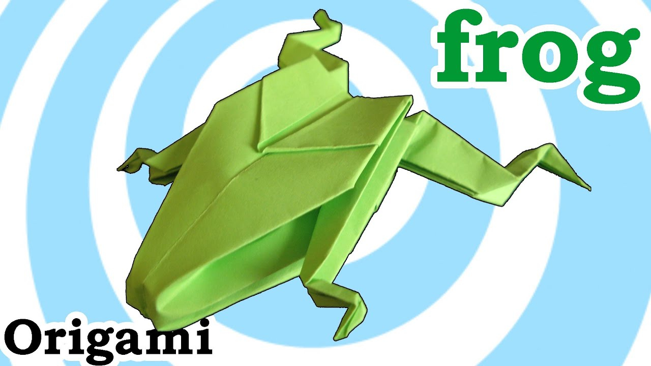 Easy Origami Frog Easy Origami Frog Video Tutorial