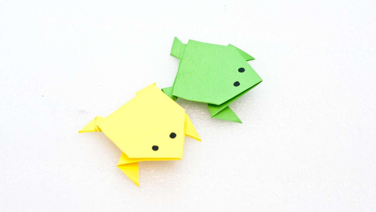 Easy Origami Frog How To Create Fun And Easy Origami Frog Diy Crafts Tutorial Guidecentral