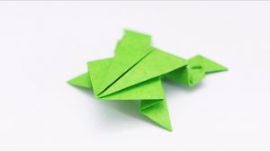 Easy Origami Frog Origami Frog Traditional Model