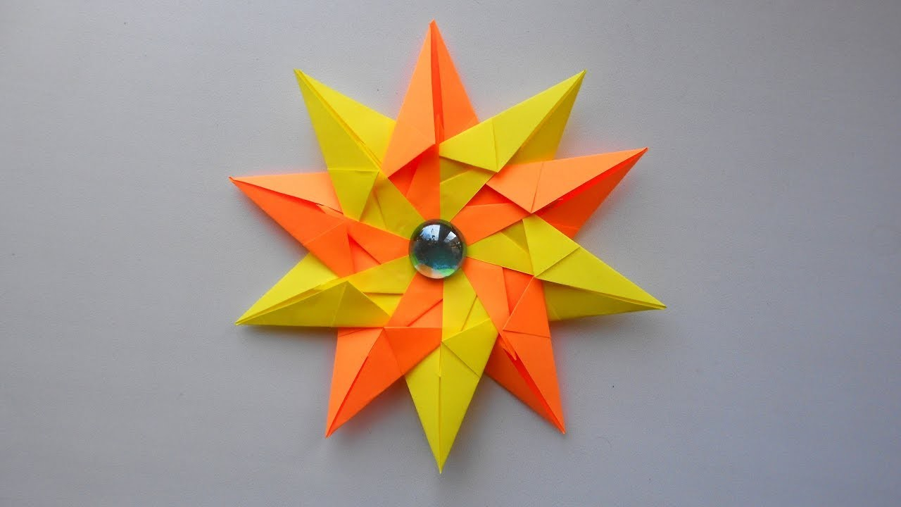 Easy Origami Star Modular Origami Star Easy