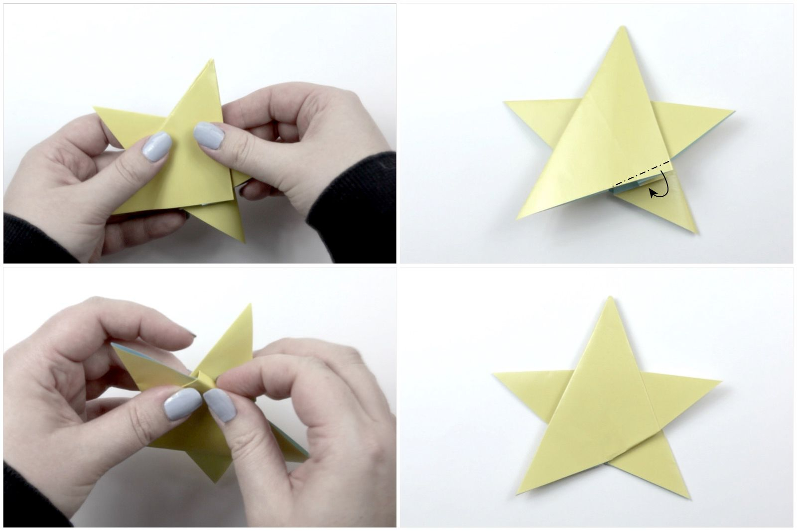 Easy Origami Star Simple 5 Point Origami Star Instructions