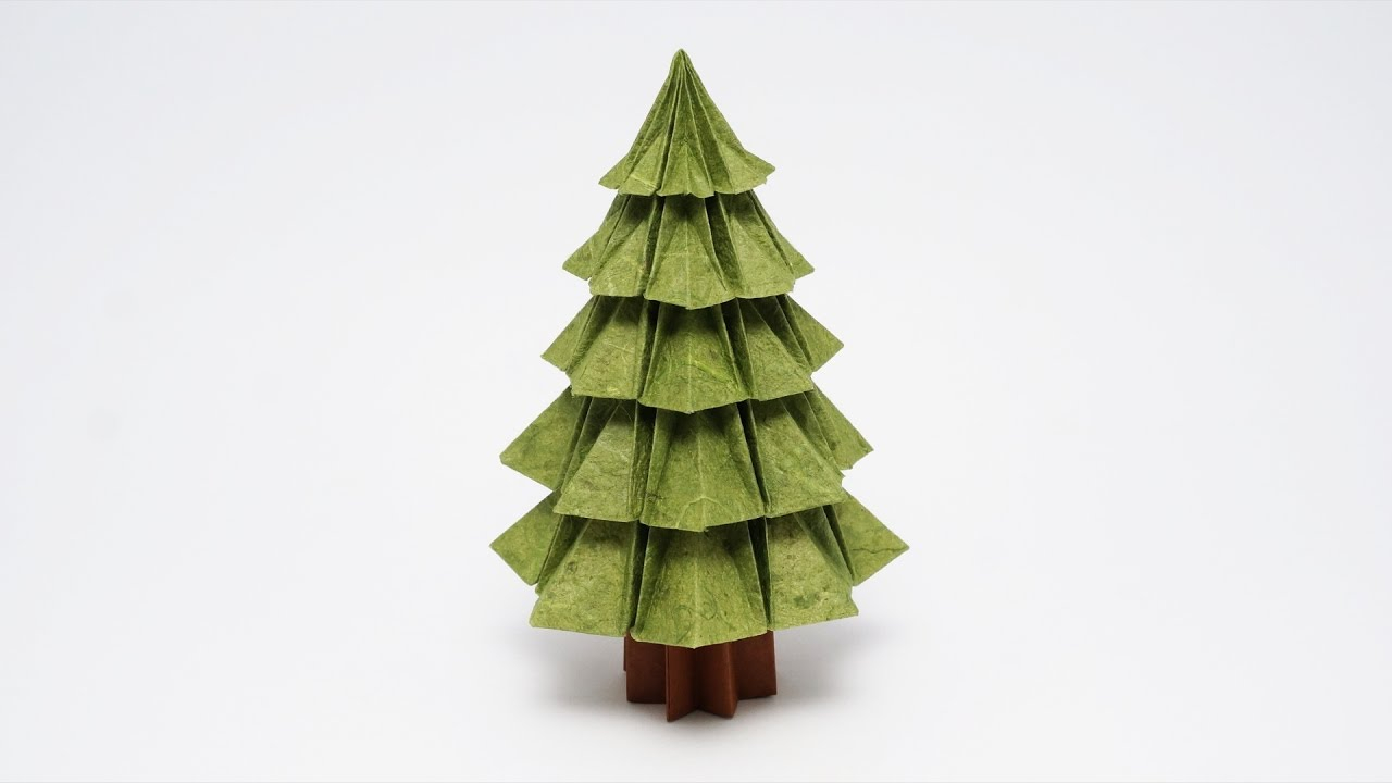 Easy Origami With Dollar Bills Christmas Tree Christmas Tree Origami Best Origami Christmas Tree