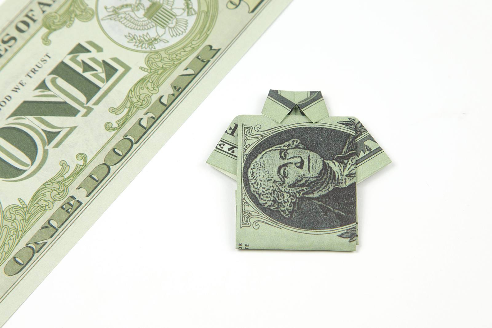 Easy Origami With Dollar Bills How To Make An Easy Origami Dollar Shirt