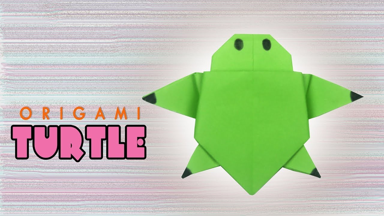 Easy Turtle Origami Origami Turtle Easy Turtle Crafts For Preschoolers Paper Turtle