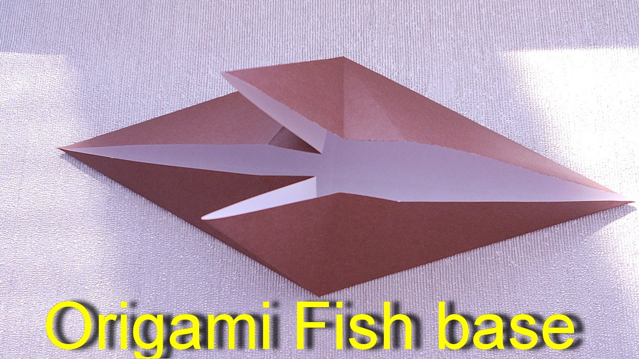 Fish Base Origami How To Make A Origami Fish Base Origami For Kids