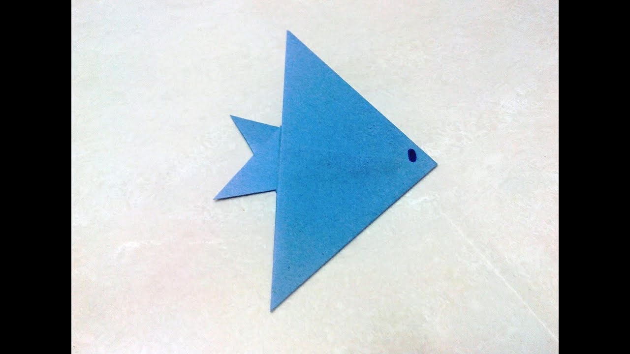 Fish Base Origami How To Make An Origami Fish With Pictures Wikihow