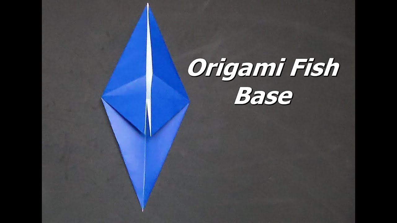 Fish Base Origami Origami Fish Base Folds