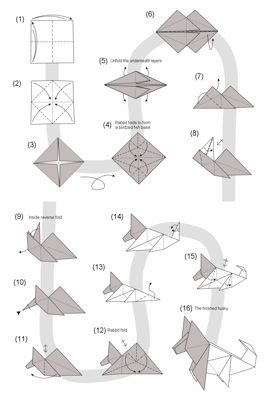 Fish Base Origami