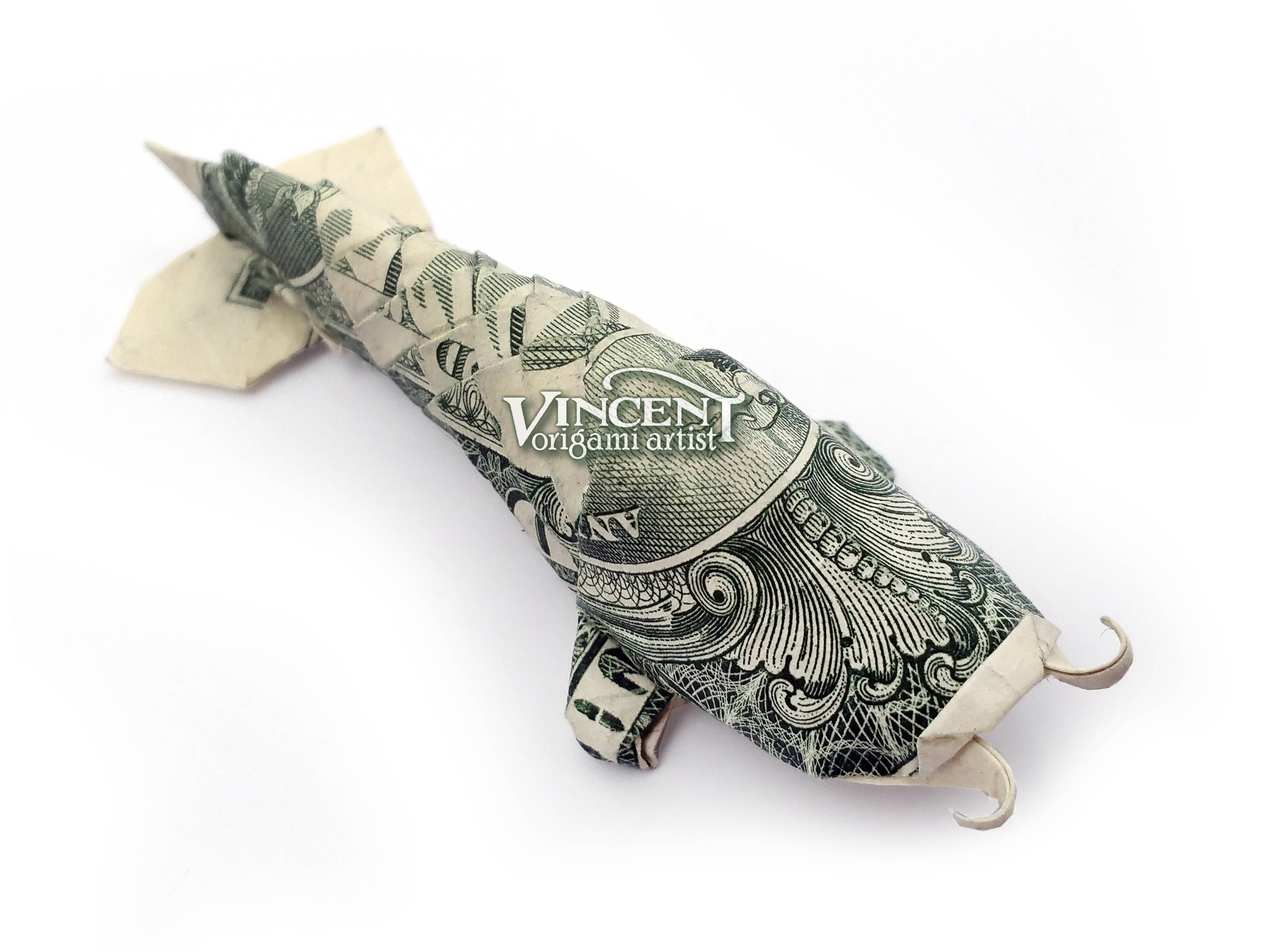 Fish Money Origami Koi Fish Money Origami Art Dollar Bill Animal Sea Creature Cash Sculptors Bank Note Handmade