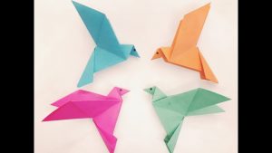 Flapping Bird Origami 66 Delicate Recommendations Origami Paper Bird Video