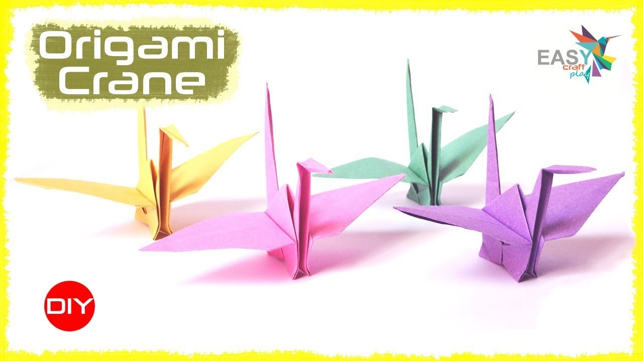 Flapping Bird Origami How To Make A Paper Crane Step Step Easy Origami Tutorial