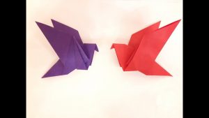 Flapping Bird Origami How To Make A Paper Flapping Bird Easy