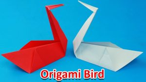 Flapping Bird Origami Instructions How To Make An Origami Paper Bird Origami Bird Instructions For Kids Origami Flapping Bird