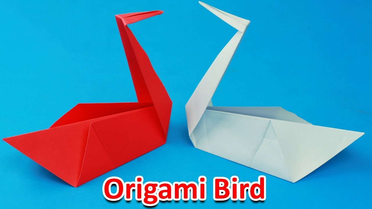 Flapping Bird Origami Instructions How To Make An Origami Paper Bird Origami Bird Instructions For Kids Origami Flapping Bird