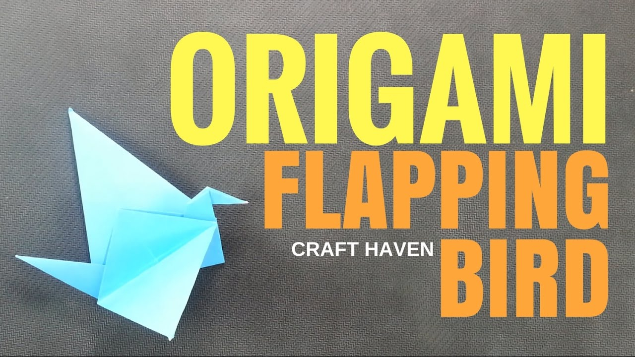 Flapping Bird Origami Instructions Origami Flapping Bird Easy Origami Bird For Beginners Paper Bird Step Step Tutorial