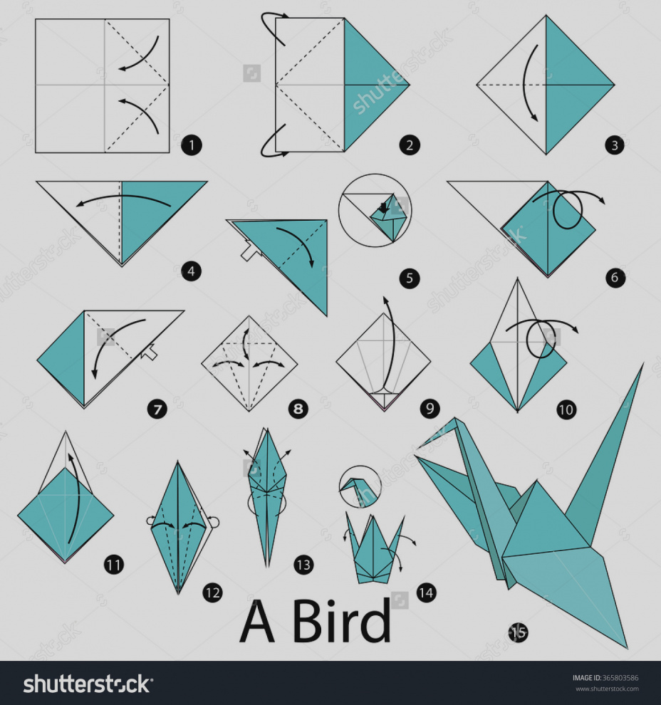 Flapping Bird Origami Instructions Step Steps To Make A Paper Crane Origami On How To Make An
