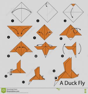 Flapping Bird Origami Lovely How To Make An Origami Flying B On How To Make An Origami