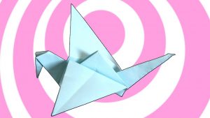 Flapping Bird Origami Origami Flapping Bird Crane Instructions