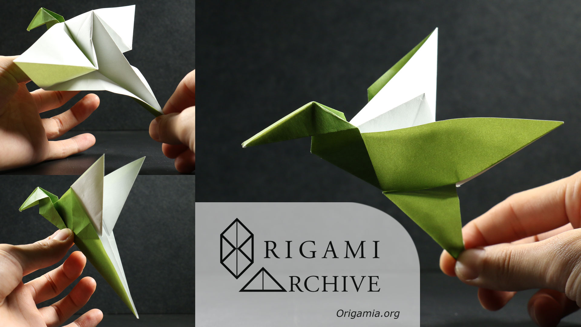 Flapping Swan Origami Flapping Bird Origami Archive