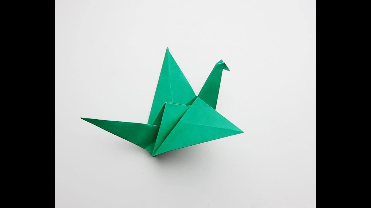Flapping Swan Origami How To Make A Origami Flapping Swan