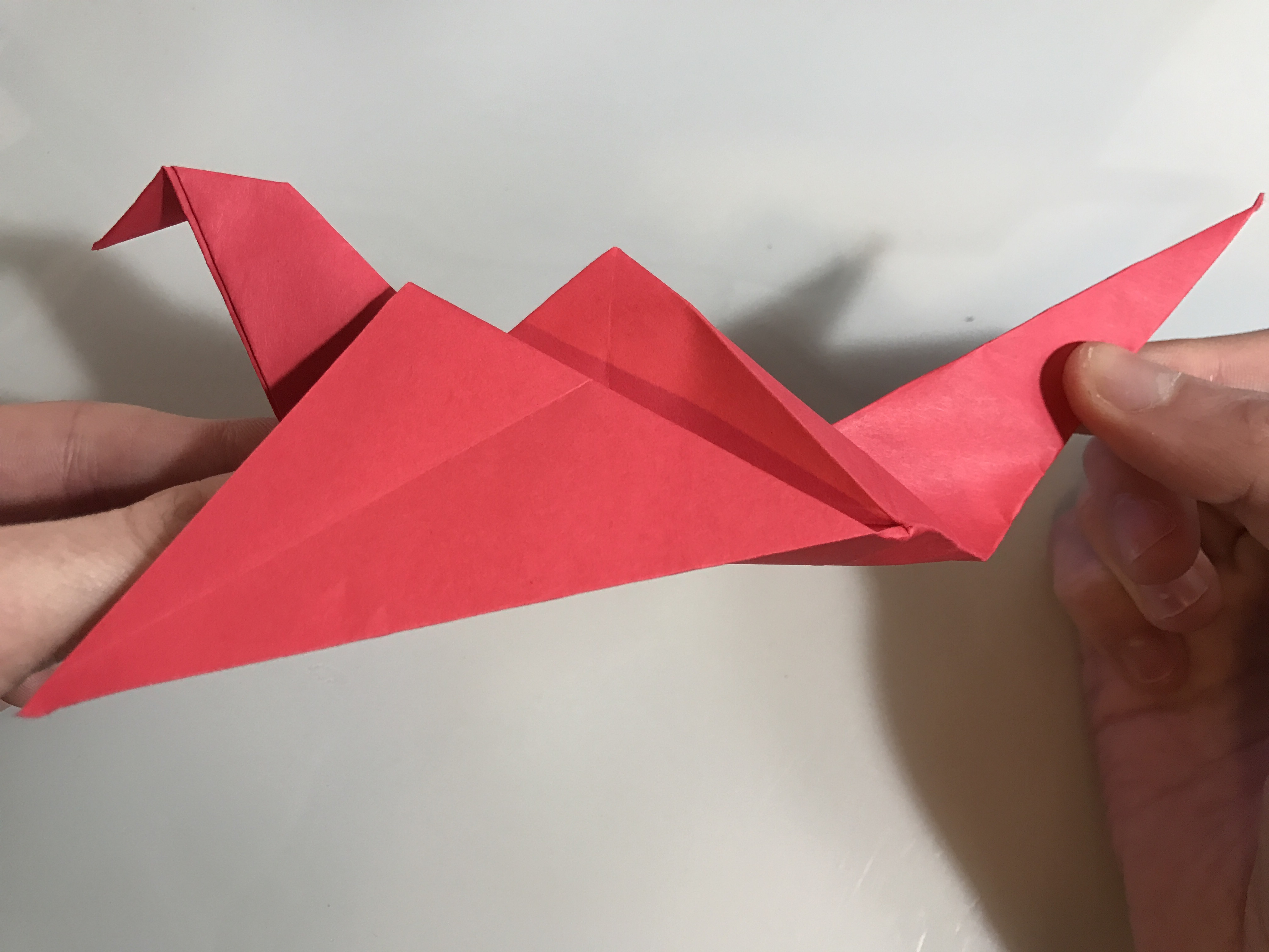 Flapping Swan Origami How To Make An Origami Flying Swan With Pictures Wikihow