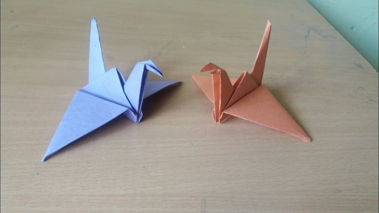 Flapping Swan Origami How To Make Paper Origami Swanflapping Bird