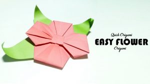 Flower Origami Easy How To Make A Simple Diy Paper Flower For Beginners