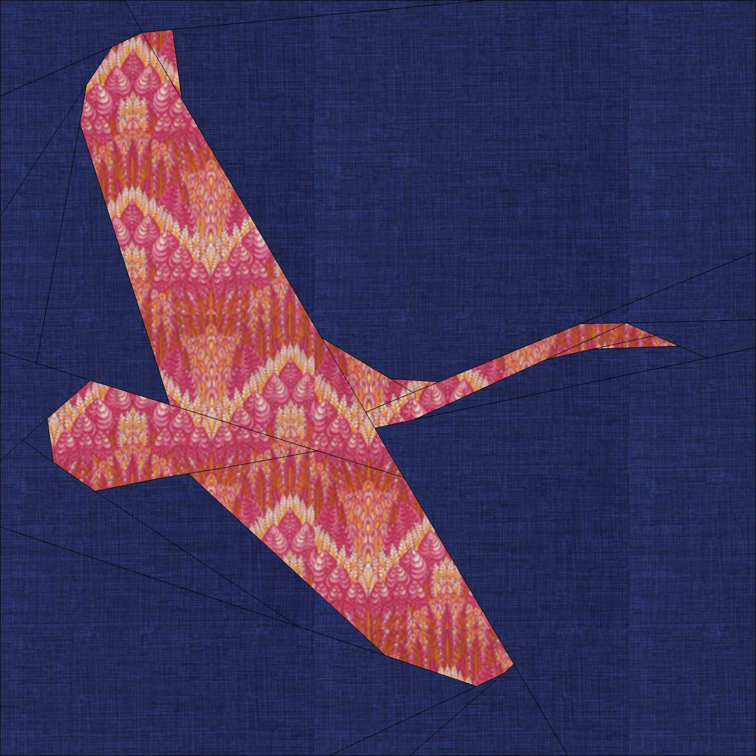 Flying Swan Origami Flying Swan Block 1 Of The In Flight Quilt Along