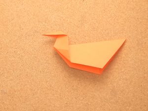Flying Swan Origami How To Fold An Origami Duck 11 Steps With Pictures Wikihow