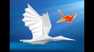 Flying Swan Origami How To Make Flying Paper Bird Easily