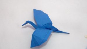 Flying Swan Origami Origami Crane In Flight Hd