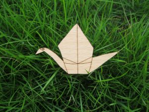 Flying Swan Origami Us 1496 Flying Swan Big Bring Origami Style Design Wooden Brooches In Brooches From Jewelry Accessories On Aliexpress Alibaba Group