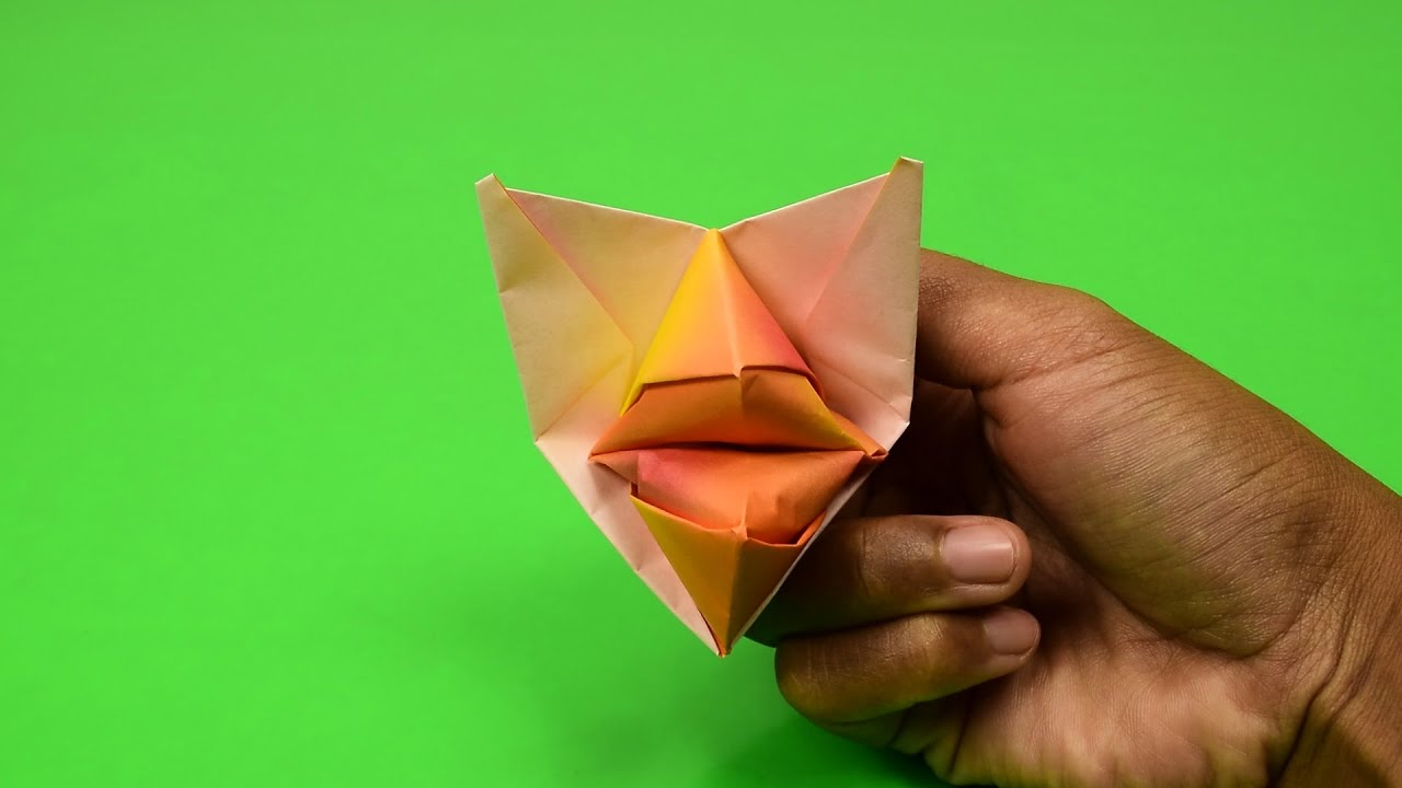 Fox Puppet Origami Fox Puppet Origami