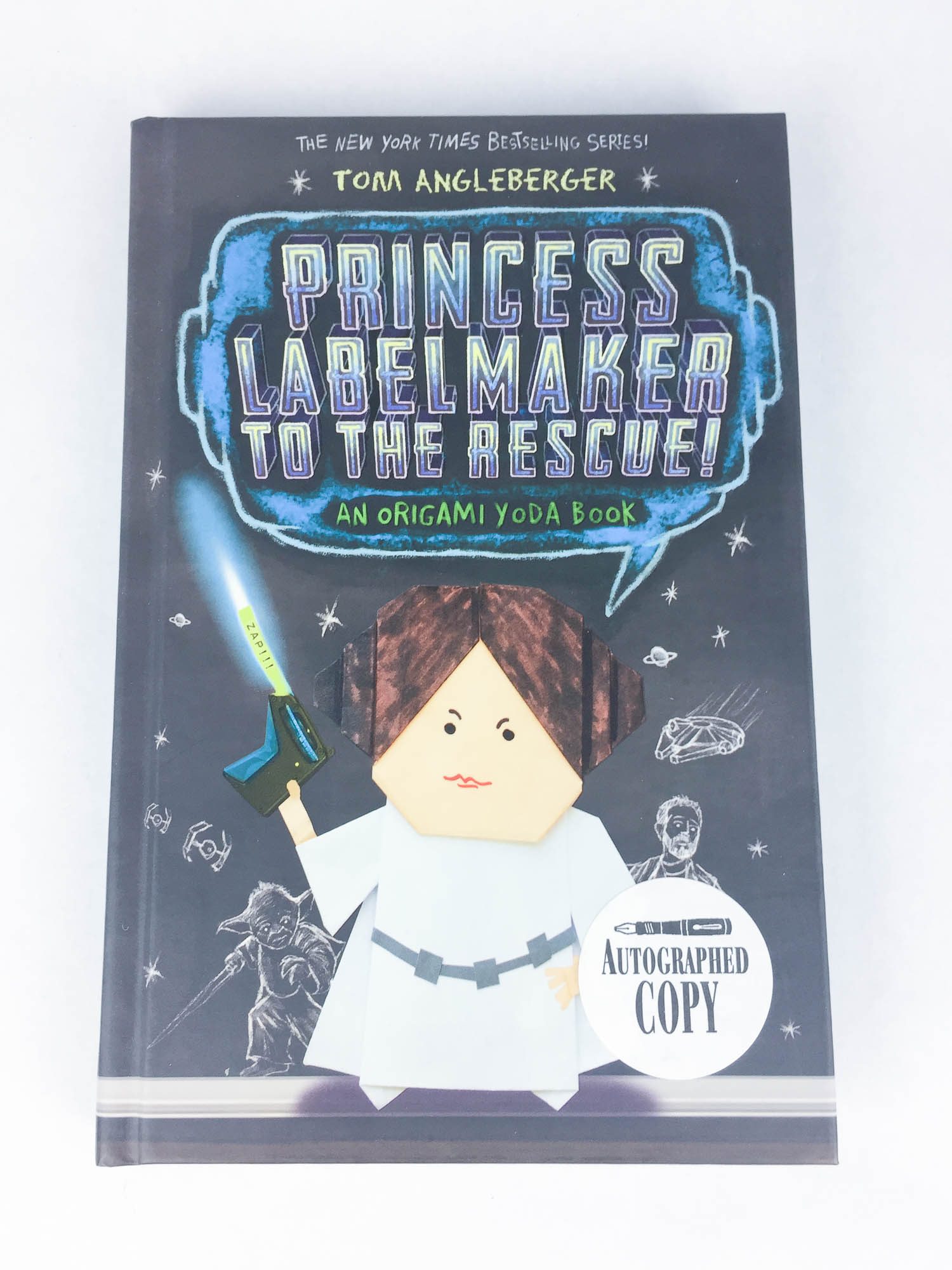 Funtime Origami Yoda Signed Princess Labelmaker To The Rescue Tom Angleberger
