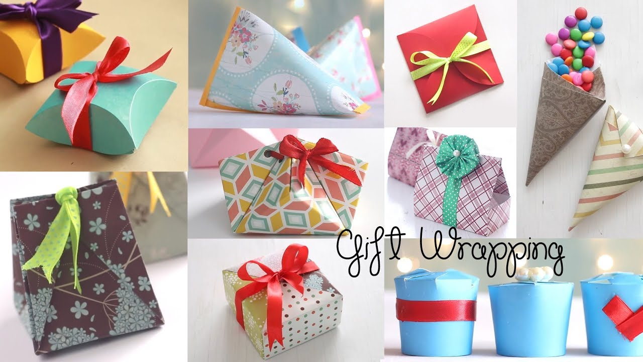 Gift Wrapping Origami 10 Fantastic Gift Wrap Ideas Paper Crafts Compilation