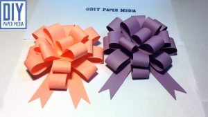Gift Wrapping Origami How To Make Bow Gift Wrap Paper Diy Easy Origami Bow Paper Bow Paper Folding Tutorials