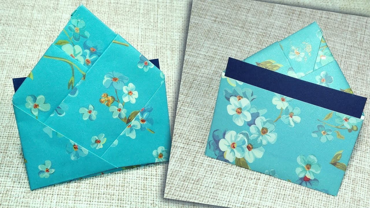 Gift Wrapping Origami Special Origami Envelope For Gift Card Diy Envelope With Pocket