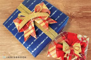 Gift Wrapping Origami Wrap Up For Fall With Origami Bow Gift Toppers Diy Innisbrook Wraps