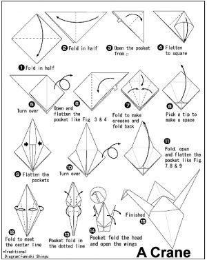 Gum Wrapper Origami Crane 21 Divine Steps How To Make An Origami Crane Tutorial In 2019