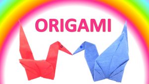 Gum Wrapper Origami Crane Paper Bird Origami Crane For Kids