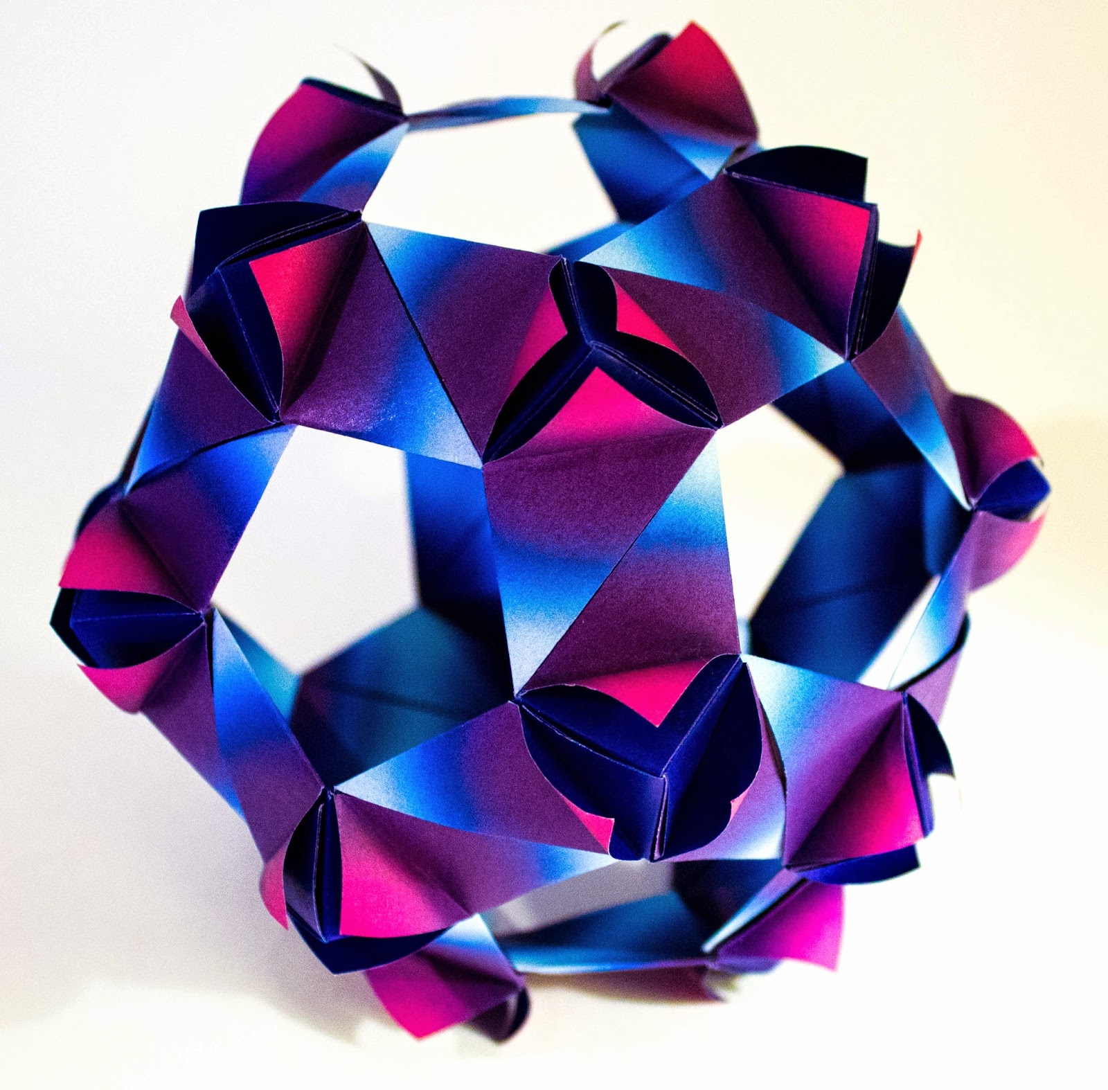 Harmony Origami Paper Will Fold For Paper Spaceship Design Ekaterina Lukasheva