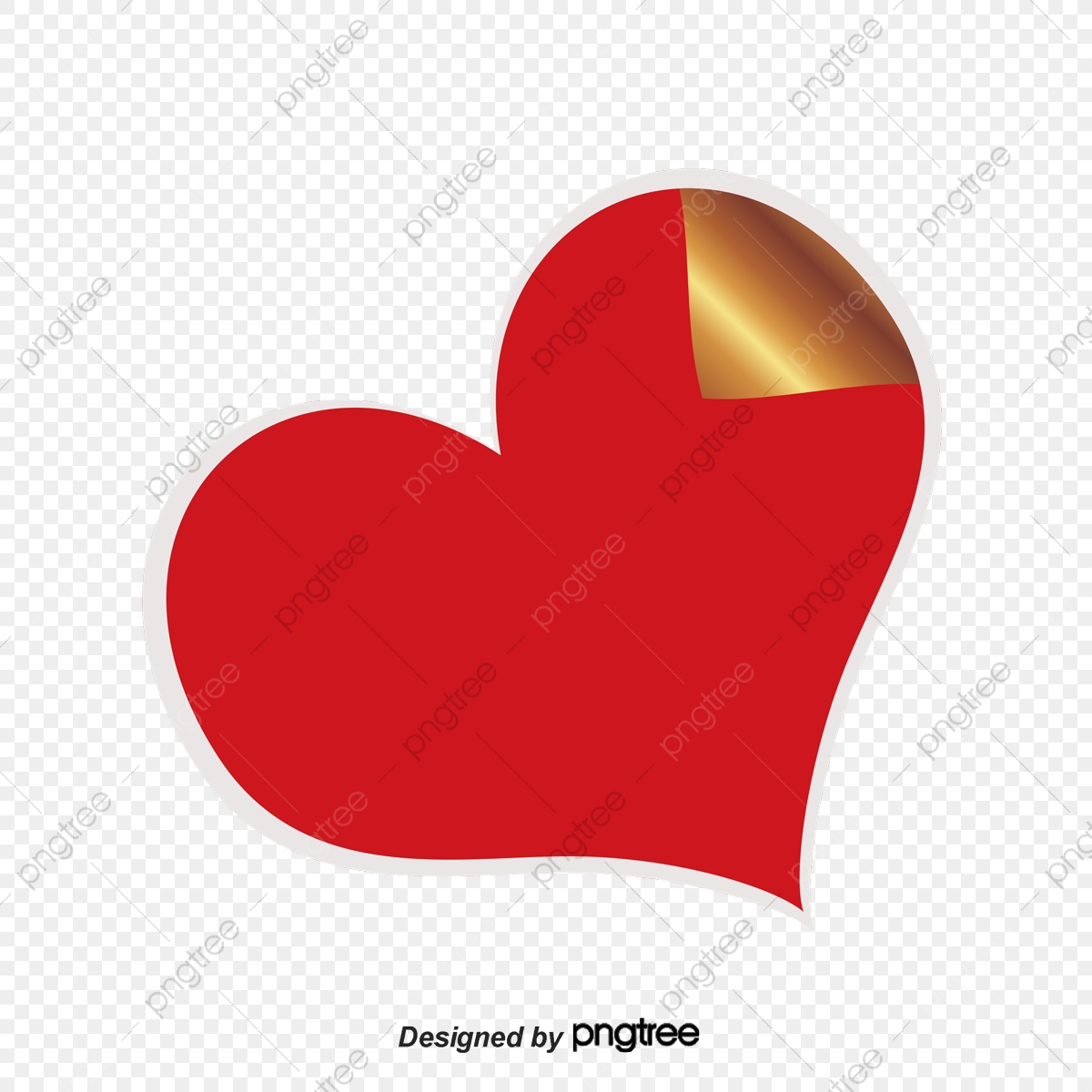 Heart Shaped Origami Art Vector Heart Shaped Origami Red Model Creative Png And Vector