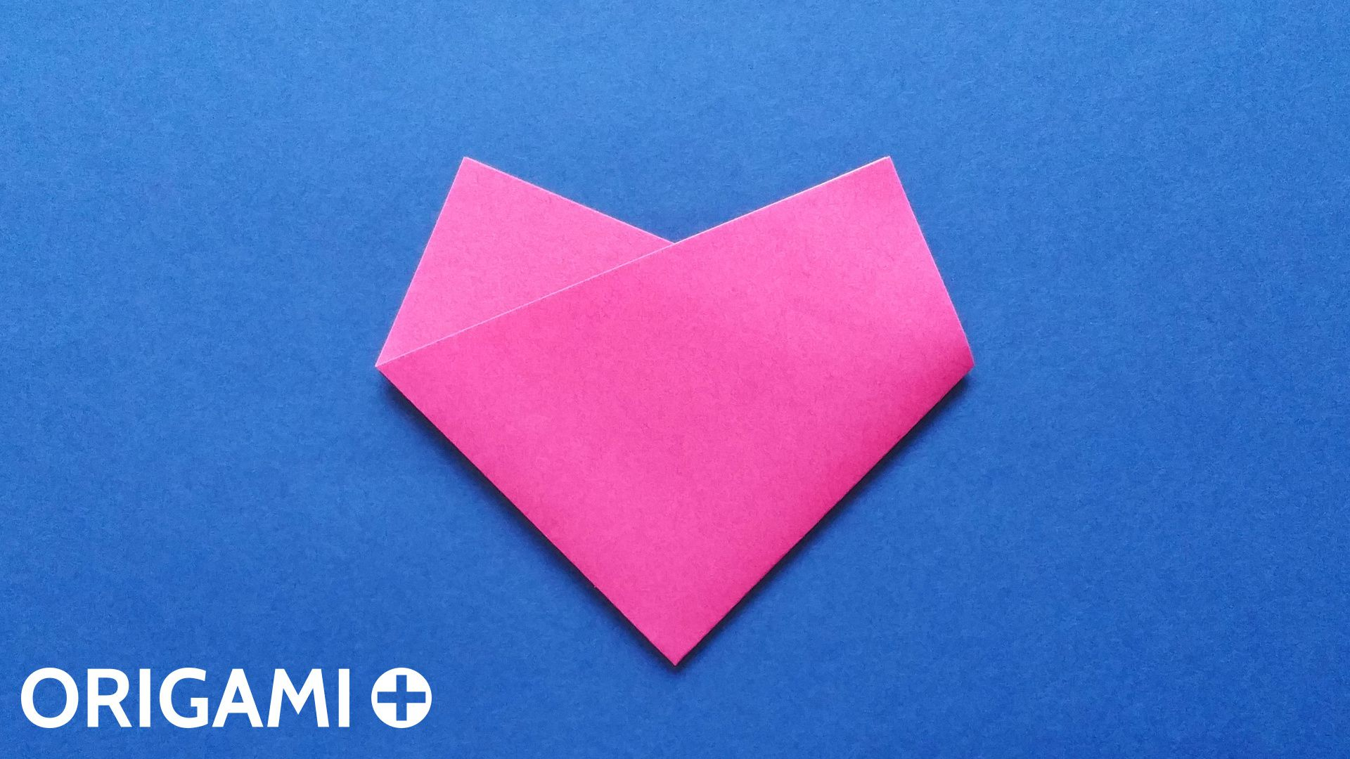 Heart Shaped Origami Origami 2 Fold Heart