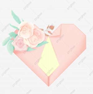 Heart Shaped Origami Valentines Day Rose Heart Shaped Origami Pink Romantic Color