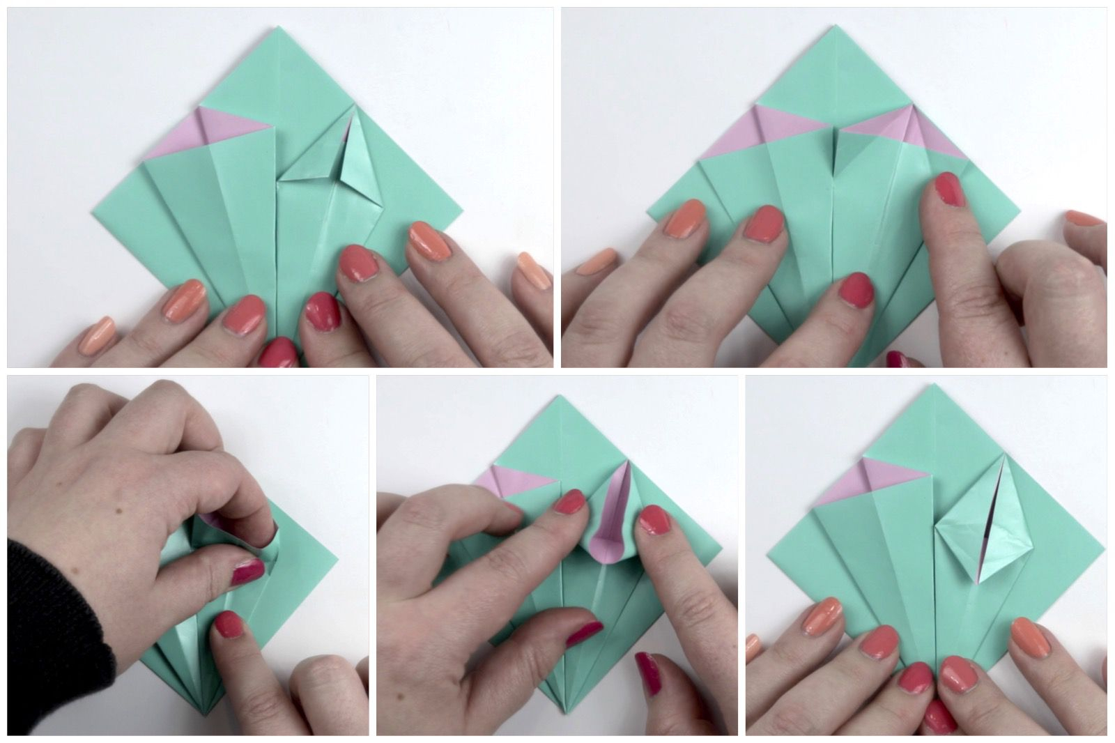 How Big Is Origami Paper Make An Easy Origami Lily Flower